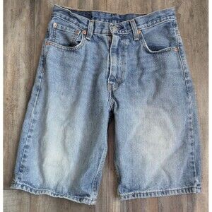 Levi’s 569 Blue Denim Jean Shorts Men's Size 30 with a 10" Inseam Levis Jorts